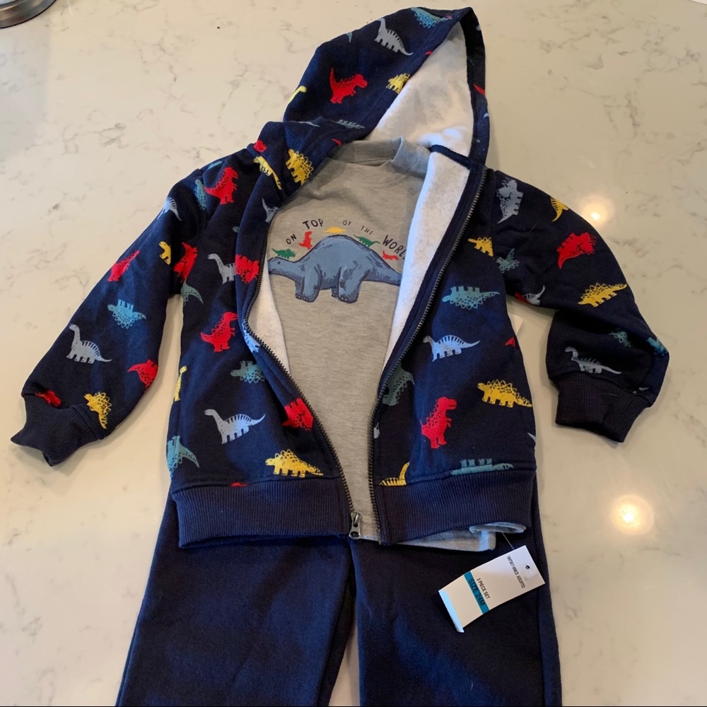NWT Dinosaur 3 Piece Outfit